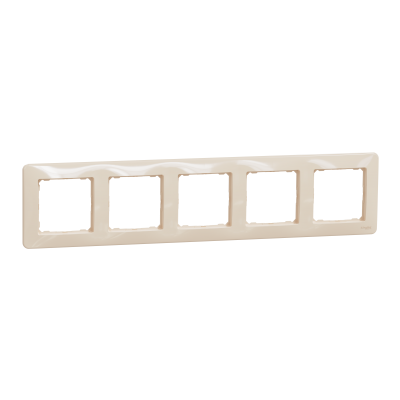 Sedna Design & Elements Ramka pięciokrotna beżowa SDD312805 SCHNEIDER (SDD312805)
