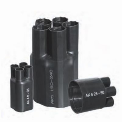 Palczatka termokurczliwa czteropalczasta czarna AK4 1,5-10 RADPOL (TKP4K028090802C1)