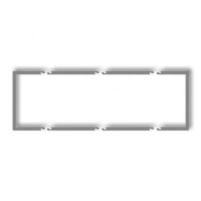 KARLIK Ramka wypełniająca potrójna DECO szary mat 27DRW-3 (27DRW-3)
