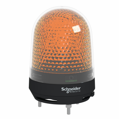 Harmony XVR Sygnalizator świetlny z brzęczkiem pomarańczowy fi100 70-90 dB zintegrowany LED 100-230V AC XVR3M05S SCHNEIDER (XVR3M05S)