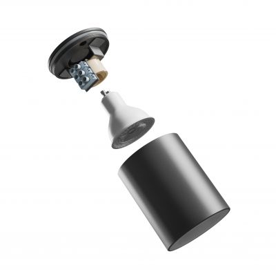 Oprawa natynkowa CHLOE GU10 IP44 70X90MM czarny Spectrum Led  (SLIP005065)
