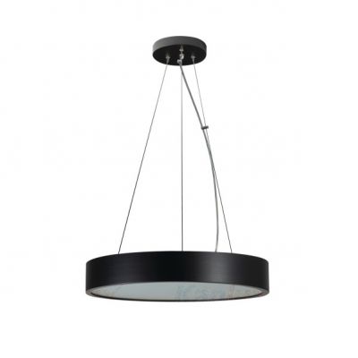 JASMIN C 470-B Plafoniera drewniana wisząca JASMIN C 470-B okrągła 47cm kolor czarny 3XE27 KANLUX (36507)