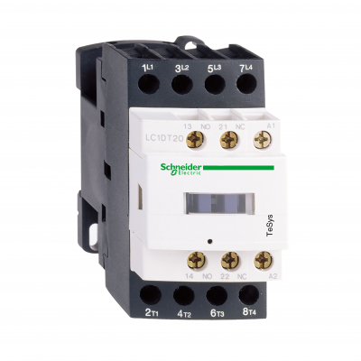 Stycznik mocy TeSys D [AC-3] 40A 4P 2Z 2R cewka 72VDC LC1D258SD SCHNEIDER (LC1D258SD)