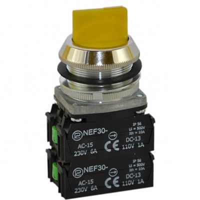 Przycisk NEF30-P2X2Y/W3 żółty (W0-NEF30-P 2X2Y/W3 G)