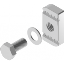 Śruba (komplet) 8x25mm SRM8x25 650451 BAKS (650451)