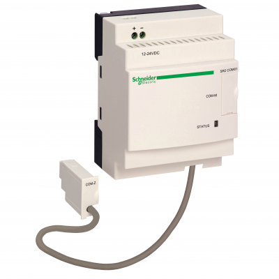 Zelio Logic Moduł wejść/wyjść 12-24VDC SR2COM01 SCHNEIDER (SR2COM01)