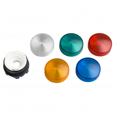 Harmony XB5 Lampka sygnalizacyjna LED z zestawem 5 soczewek karbowanych plastikowa ZB5AV003S SCHNEIDER (ZB5AV003S)
