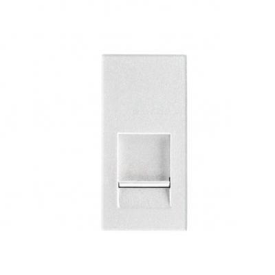 BIURO Gniazdo komputerowe pojedyncze (RJ45Cat 5e) białe 25331 KANLUX (25331)
