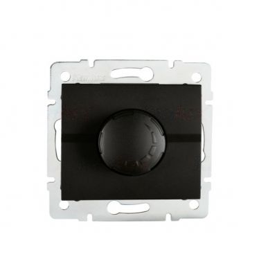 LOGI Ściemniacz obrotowy 500W z filtrem 021160142 czarny mat 33584 KANLUX (33584)