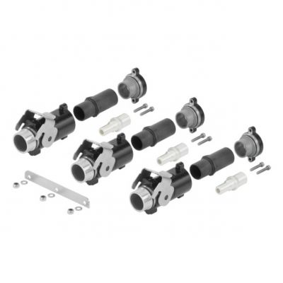 WEIDMULLER HDC HP550 KIT 3M185 Wysokiej klasy złącze przemysłowe, Typoszereg: HighPower, IP68 po zablokowaniu, 550 A, Liczba biegunów: 3 1506850000 /1szt./ (1506850000)
