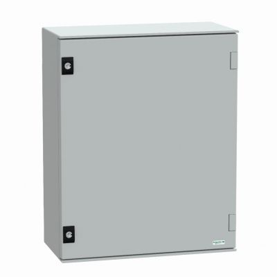 Thalassa Obudowa poliestrowa wisząca PLM z płytą bakelitową IP66 530x430x200 mm NSYPLM54BG SCHNEIDER (NSYPLM54BG)