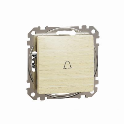 Sedna Design & Elements Przycisk zwierny zwierny /dzwonek/ brzoza efekt drewna SDD180131 SCHNEIDER (SDD180131)
