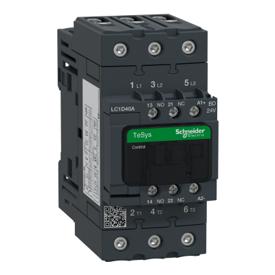 Stycznik mocy 40A 3P 24V DC 1Z 1R (EVK) LC1D40ABD SCHNEIDER (LC1D40ABD)