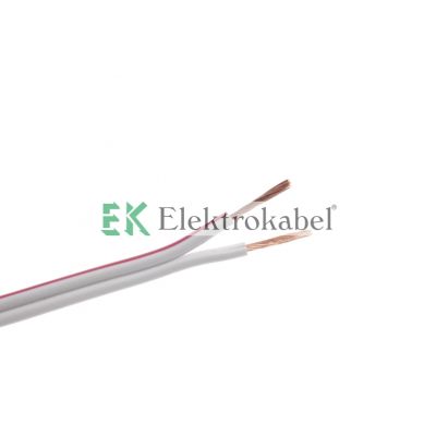 Przewód głośnikowy SMYp 2 x 1,5 czarny/czerwony (T0215 SMYP 2 X 1,5 CZ/CZER)