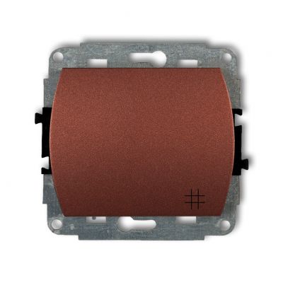 KARLIK TREND Łącznik krzyżowy podświetlanego brązowy metalik 9WP-6L (9WP-6L)
