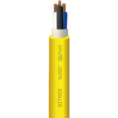 YnOGY 0,6/1kV 3x6,0+6,0+4,0 Przewód górniczy o izolacji i powłoce PVC BITNER (GP0014)