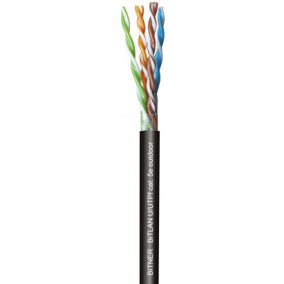 BiTLAN U/UTPf 4x2x24AWG (0,5) cat. 5e outdoor 200MHz Kabel do sieci teleinformatycznych zewnętrzny, żelowany BITNER (TI0012)