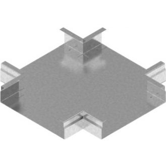 Czwórnik kanału 190x38mm Grubość 1,00 mm CZKN190H38 531419 BAKS (531419)