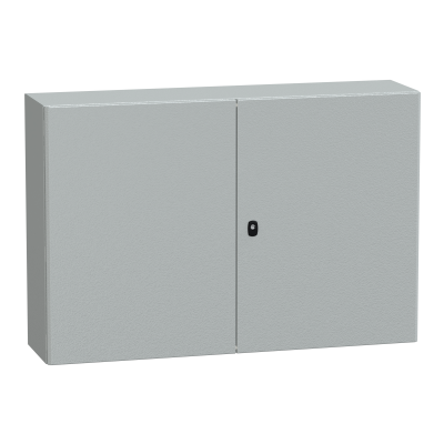 Spacial Obudowa wisząca S3D drzwi podwójne z płytą montażową ocynkowaną IP55 800x 1200x 300mm NSYS3D81230DP SCHNEIDER (NSYS3D81230DP)