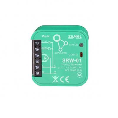 Sterownik do rolet Wi-Fi SUPLA SRW-01 dopuszkowy 230V ZAMEL (SPL10000004-WUN)