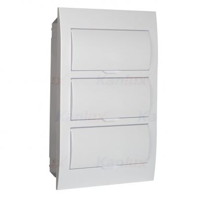 DB312F 3X12P/FMD-P Rozdzielnica podtynkowa 3x12 plastikowa IP40 36422 KANLUX (36422)