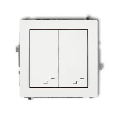 KARLIK DECO Łącznik podwójny schodowy biały DWP-33 (DWP-33)