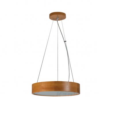JASMIN C 370-G/O Plafoniera drewniana wisząca JASMIN C 370-G/O okrągła 37cm kolor złoty dąb 2XE27 KA (36500)