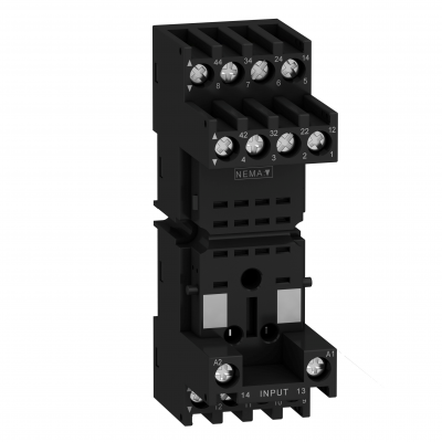 Zelio Relay Gniazdo RXZ do przekaźnika RXM2, RXM4 250V styki mieszane 2C/O 4C/O 10A RXZE2M114M SCHNEIDER (RXZE2M114M)