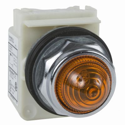 Harmony 9001K Lampka sygnalizacyjna okrągła fi 30 bursztynowa żarówka BA9s 230VAC IP66 9001KP7A9 SCHNEIDER (9001KP7A9)