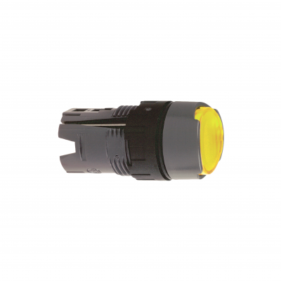 Harmony XB6 Przycisk płaski żółty z samopowrotem LED plastikowy okrągły ZB6AW5 SCHNEIDER (ZB6AW5)