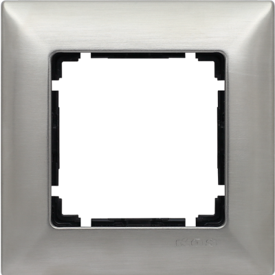 VENA EXCLUSIVE METAL Ramka 1x inox (5143281)