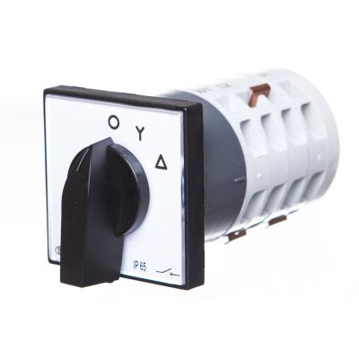 Łącznik krzywkowy 0-gwiazda-trójkąt 5P 12A IP65 Łuk E12-22 921222 ELEKTROMET (921222)