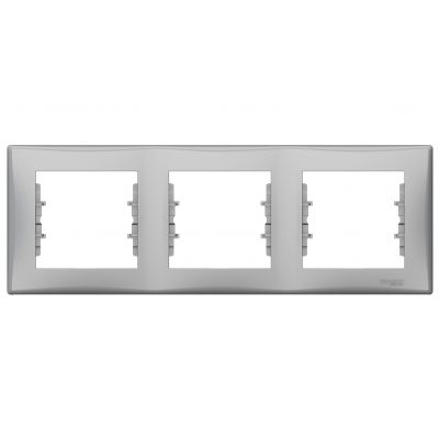Sedna ramka potrójna 3-krotna pozioma aluminium SDN5800560 SCHNEIDER (SDN5800560)
