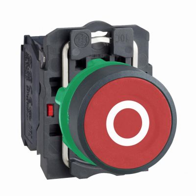 Harmony XB5 Przycisk płaski czerwony plastikowy XB5AA4322 SCHNEIDER (XB5AA4322)