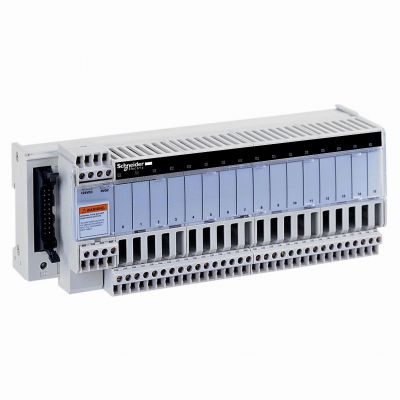 Modicon ABE7 podbaza przekaźnika wejściowego elektronicznego 16 wejść 24 V DC ABE7S16E2B1 SCHNEIDER (ABE7S16E2B1)