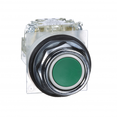 Harmony 9001K Przycisk fi30 zielony 2 położeniowy z samopowrotem 1R+1Z metalowy ośmiokątny 9001KR1GH13 SCHNEIDER (9001KR1GH13)