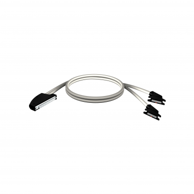 Modicon X80 zestaw kablowy złącze 40 pin złącze 2 x HE10 do modułów wejść/wyjść M340 1 m BMXFCC103 SCHNEIDER (BMXFCC103)
