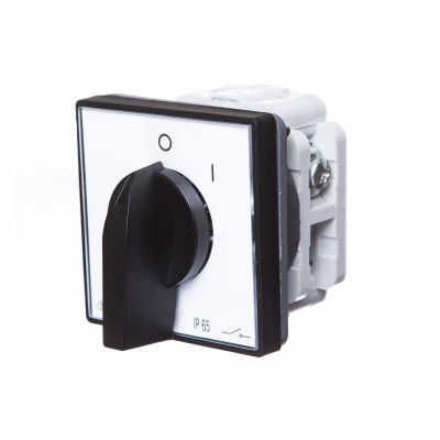 Łącznik krzywkowy 0-1 1P 16A natablicowy bez płytki przedniej Łuk 16-52 IP-65 921652 ELEKTROMET (921652)