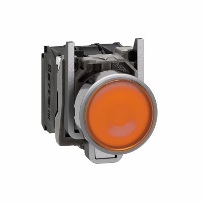 Harmony XB4 Przycisk płaski pomarańczowy LED 24V XB4BW35B5 SCHNEIDER (XB4BW35B5)