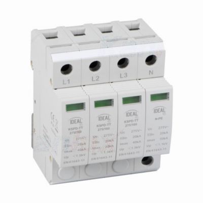 KSPD-TT 275/160 3P+N Ogranicznik przepięć IDEAL TS KSPD-TT 275/160 3P+N 4P KANLUX (36317)