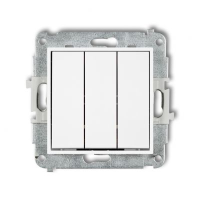 KARLIK MINI Łącznik potrójny biały mat 25MWP-7 (25MWP-7)