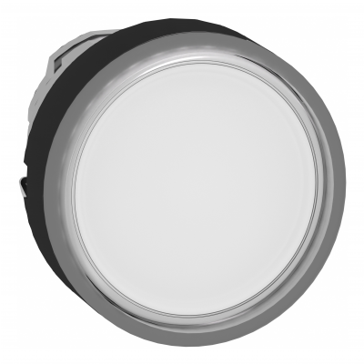 Harmony XB4 Przycisk płaski fi22 biały z samopowrotem LED okrągły metalowy ZB4BW3137 SCHNEIDER (ZB4BW3137)