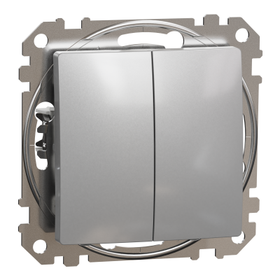 Sedna Design & Elements łącznik podwójny świecznikowy srebrne aluminium SDD113105 SCHNEIDER (SDD113105)