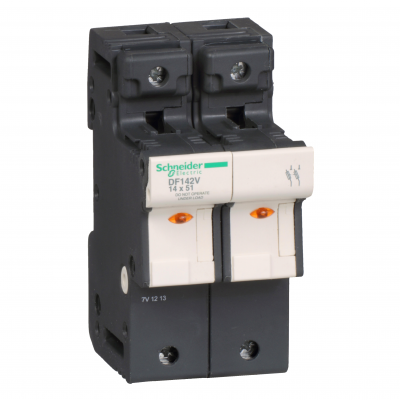Podstawa bezpiecznikowa 14x51mm 50A 2P DF142V SCHNEIDER (DF142V)