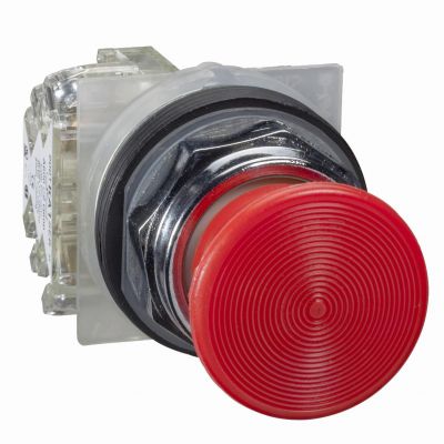 Harmony 9001K Przycisk grzybek fi40 czerwony 2 położeniowy wkręcany napęd metalowy 1Z+1R 9001KR9R94H13 SCHNEIDER (9001KR9R94H13)
