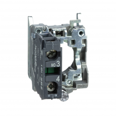 Harmony XB4 Korpus łącznik mocujący styk 1N/O zacisk śrubowy ZB4BZ101 SCHNEIDER (ZB4BZ101)