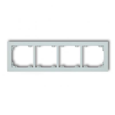 KARLIK DECO Ramka podczwórna z tworzywa DECO Pastel Matt lodowy błękit 47DR-4 (47DR-4)