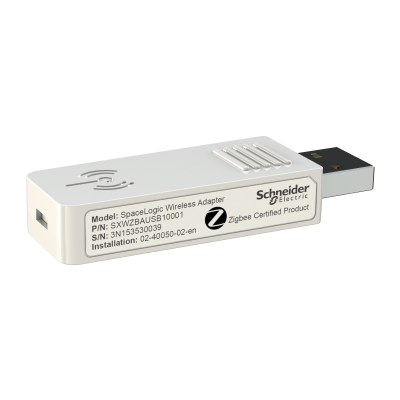 AS-P/RP-C adapter USB umożliwiający komunikacje z max 10 urządzeniami Zigbee SXWZBAUSB10001 SCHNEIDER (SXWZBAUSB10001)