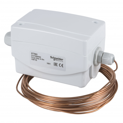 STT903 termostat przeciwzamrożeniowy zakres -10-15stC auto reset długość kapilary 6 m medium powietrze 5127000000 SCHNEIDER (5127000000)