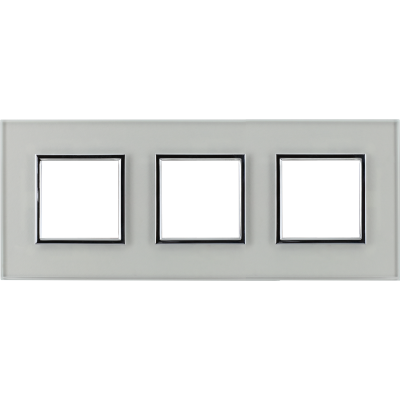 DANTE ; Ramka 3x  ; PRZEZROCZYSTE SUPER WHITE (4501183)